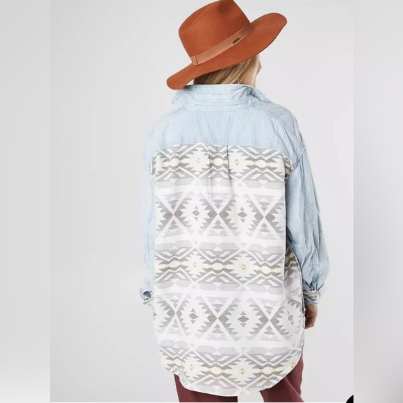 Free People Echo Rock Chambray - Picture 3 of 10